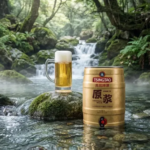 今日必买:青岛啤酒 原浆啤酒 5L 7天新鲜 原麦汁浓度 13°P